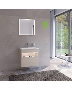 Keuco Stageline vanity unit 32852180100 65 x 62.5 x 49 cm, cashmere decor, clear cashmere glass, with electronics