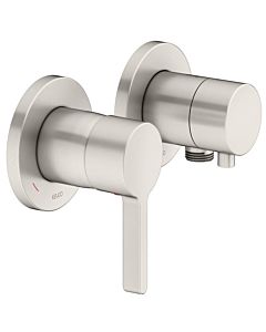 Keuco Edition 400 shower fitting 51551051121 brushed nickel, concealed fitting, for 2 Verbraucher , including wall elbow