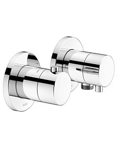Keuco Edition 400 shower thermostat 51553011121 chrome, for 2 Verbraucher , including wall connection elbow