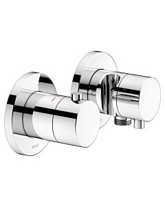 Keuco Edition 400 shower thermostat 51553011231 chrome, for 3 Verbraucher , including wall elbow and shower holder
