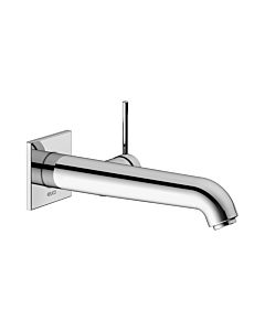 Keuco IXMO Soft basin mixer 59516011202 projection 225 mm, chrome-plated, wall mounting, square rosette
