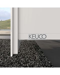 Keuco X-Line Waschtisch-Unterschrank 33143300000 Dekor weiß matt, Glas weiß klar, 50x60,5x49cm, 2 Frontauszüge