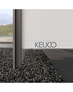 Keuco X-Line Waschtisch-Unterschrank 33183140000 Dekor trüffel seidenmatt, Glas trüffel klar, 120x60,5x49cm, 2 Frontauszüge
