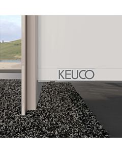 Keuco X-Line Waschtisch-Unterschrank 33183180000 Dekor cashmere matt, Glas cashmere klar, 120x60,5x49cm, 2 Frontauszüge