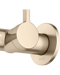 Keuco Edition 400 basin mixer 51516030101 brushed bronze, concealed installation, projection 165 mm
