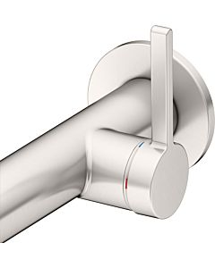 Keuco Edition 400 basin mixer 51516050101 brushed nickel, concealed installation, projection 165 mm