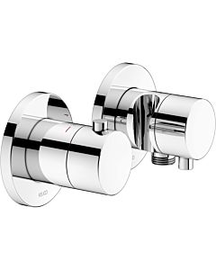 Keuco Plan Blue shower thermostat 53953011221 chrome, 2 Verbraucher , with wall connection elbow and shower holder