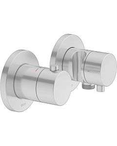 Keuco Plan Blue shower thermostat 53953171221 aluminum finish, 2 Verbraucher , with wall connection elbow and shower holder