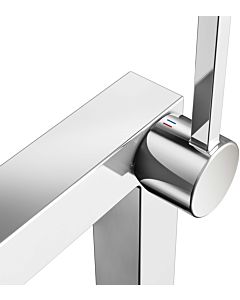 Keuco Edition 90 Square Basin fitting 59102010100 projection 155mm, without pop-up waste, chrome-plated