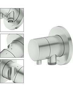 Keuco 59556071201 concealed 2-way diverter valve, shower holder, handle Comfort , round, stainless steel finish
