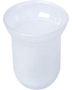 Keuco Glas Einsatz 01669009000 Echtkristall mattiert, für WC Bürstengarnitur