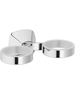Keuco City.2 glass holder double 02751010000 loose, chrome, without glass