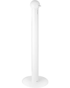 Keuco disinfectant dispenser 04958510400 white, free-standing model, powder-coated ball head
