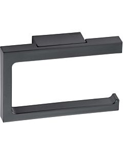 Keuco Edition 11 toilet paper holder 11162130000 brushed black chrome, open, roll width up to 120mm