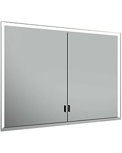 Keuco Royal Lumos mirror cabinet 14314172303 1000 x 735 x 165 mm, wall installation, silver anodized, 2 long doors