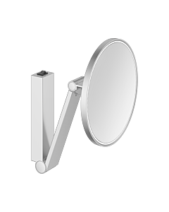 Keuco iLook_move cosmetic mirror 17612179004 aluminum finish, wall model, beleuchtet , Ø 212 mm