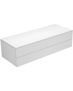 Keuco Edition 400 Sideboard 31762820000    140x38,2x53,5cm, 2 Auszüge, weiß/trüffel hochglanz