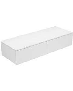 Keuco Edition 400 Sideboard 31765720000   140x28,9x53,5cm, 2 Auszüge, weiß/trüffel