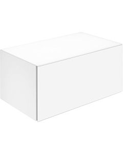 Keuco X-Line Sideboard 33126300000 80x40x49cm, Dekor weiß matt, Glas weiß klar