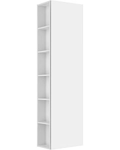 Keuco X-Line tall cabinet 33131970002 48x175x30cm, right, shelf left, matt vulcanite coated decor, matt vulcanite glass