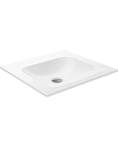 Keuco X-Line Bathroom ceramics washstand 33140315000 50,5x49,3cm, without tap hole and overflow, white
