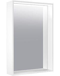 Keuco X-Line Lichtspiegel 33298301500, Weiß, 500x700x105mm, LED-Beleuchtung und Spiegelheizung