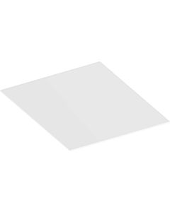 Keuco plaque de recouvrement Edition 90 39024329000 40,2x0,4x48,6cm, au buffet 40cm, marbre blanc