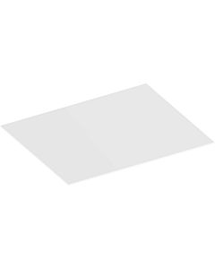 Keuco plaque de recouvrement Edition 90 39025329000 60,2x0,6x48,6cm, au buffet 60cm, marbre blanc