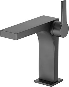 Keuco Edition 11 basin mixer 51102130000 projection 136mm, with pop-up waste, brushed black chrome