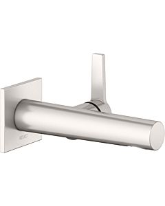 Keuco Edition 11 2-hole wall-mounted basin mixer 51116050200 concealed installation, without pop-up waste, projection 197 mm, brushed nickel