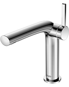 Keuco Edition 400 basin mixer 51502050100 brushed nickel, 153 mm, without pop-up waste