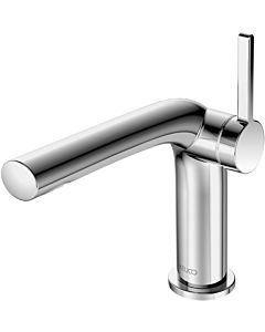 Keuco Edition 400 basin mixer 51504130002 projection 153mm, with pop-up waste, brushed black chrome