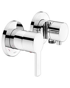 Keuco Plan Blue shower mixer 53951011221 chrome, for 2 Verbraucher , with wall connection elbow and shower holder