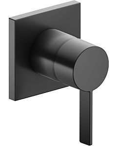 Keuco 59551139502 Concealed single lever shower mixer, square, brushed black chrome