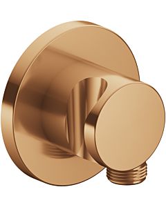 Keuco Ixmo Schlauchanschluss 59592030001 Bronze gebürstet, mit Brausehalter, rund