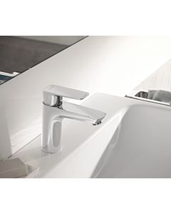 Kludi Pure &amp; style basin mixer 403820575 chrome, with metal waste set