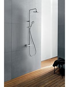 Kludi Logo Dual Shower System 6808505-00 chrome, with head and hand shower