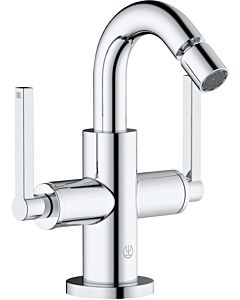 Kludi Nova Fonte Bidet two-handle fitting 203130515 with drain fitting, chrome