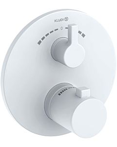 Kludi Nova Fonte bath thermostat 208105315 flush-mounted thermostat, matt white