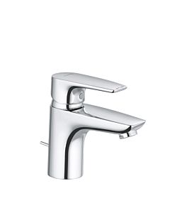 Kludi Pure &amp; solid basin mixer 342760575 chrome, 1/2 &quot;, with metal waste set, low pressure