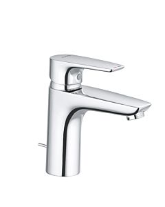 Kludi Pure &amp; solid basin mixer 342900575 chrome, DN 15, with metal waste set