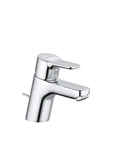 Kludi Pure &amp; easy basin mixer 372850565 chrome, DN 15, with plastic waste set