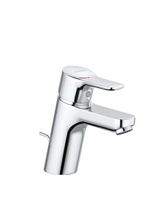 Kludi Pure &amp; easy basin mixer 372890565 chrome, DN 15, with metal waste set