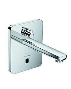 Kludi Zenta elektrische Waschtischarmatur 3850005 chrom, soft-edge Rosette, Ausladung 190 mm