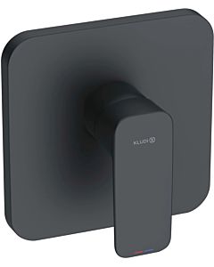 Kludi Pure &amp; style trim set 406553975 concealed shower mixer, wall mounting, matt black