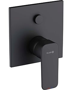 Kludi Pure&amp;style bath mixer 407633975 concealed mixer, inherently safe against backflow, matt black
