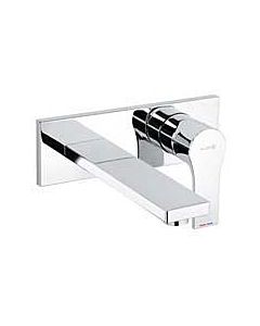 Kludi Zenta sl trim set 482470565 chrome, for concealed, two-hole wall-mounted basin mixer