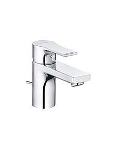 Kludi Zenta SL basin mixer 482600565 chrome, with pop-up waste, outlet height lower edge 75