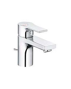 Kludi Zenta SL basin mixer 482630565 chrome, outlet height lower edge 75mm, with pop-up waste