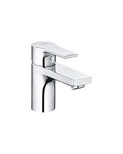 Kludi Zenta SL basin mixer 482660565 chrome, outlet height lower edge 75mm, with push-open drain valve